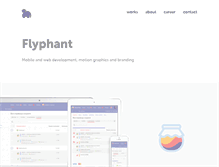 Tablet Screenshot of flyphant.com